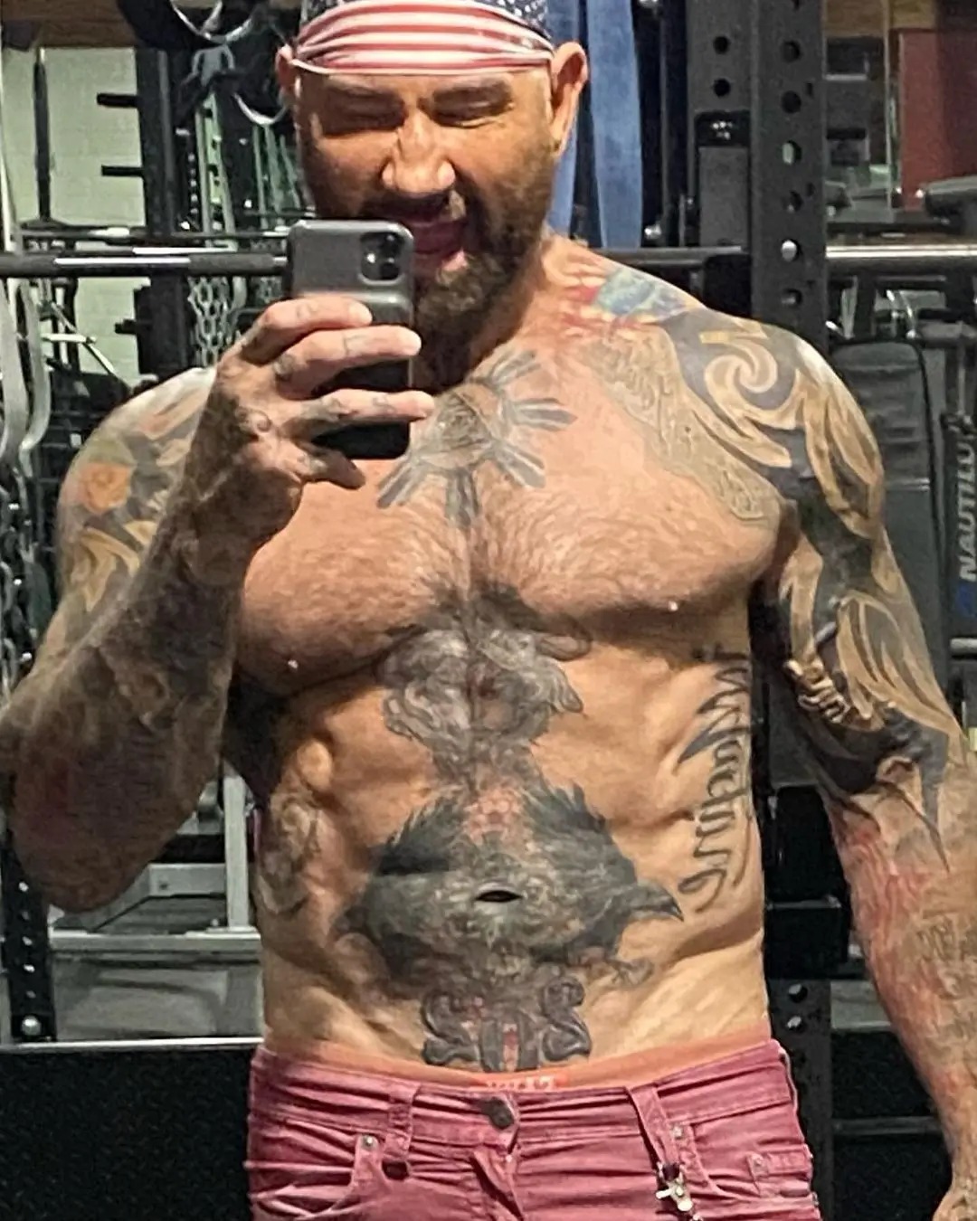 Dave Bautista tattoo tour