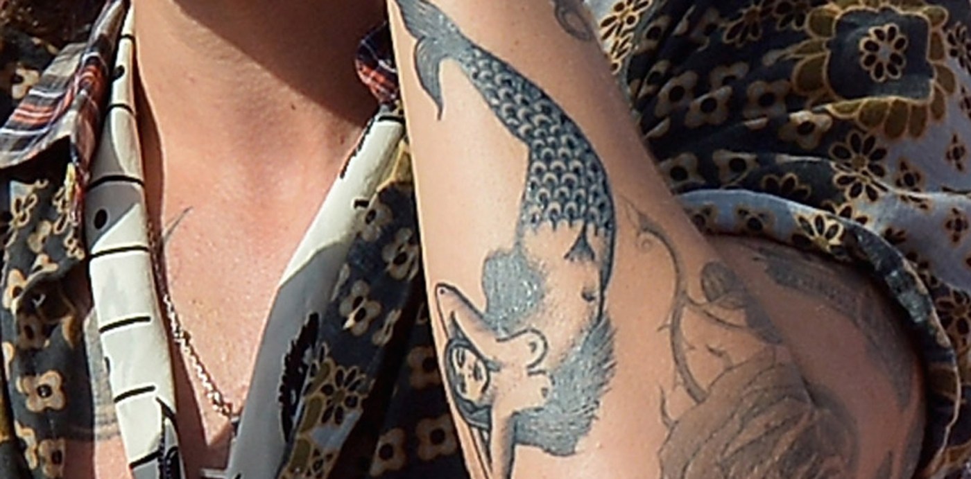 Harry Styles mermaid tattoo