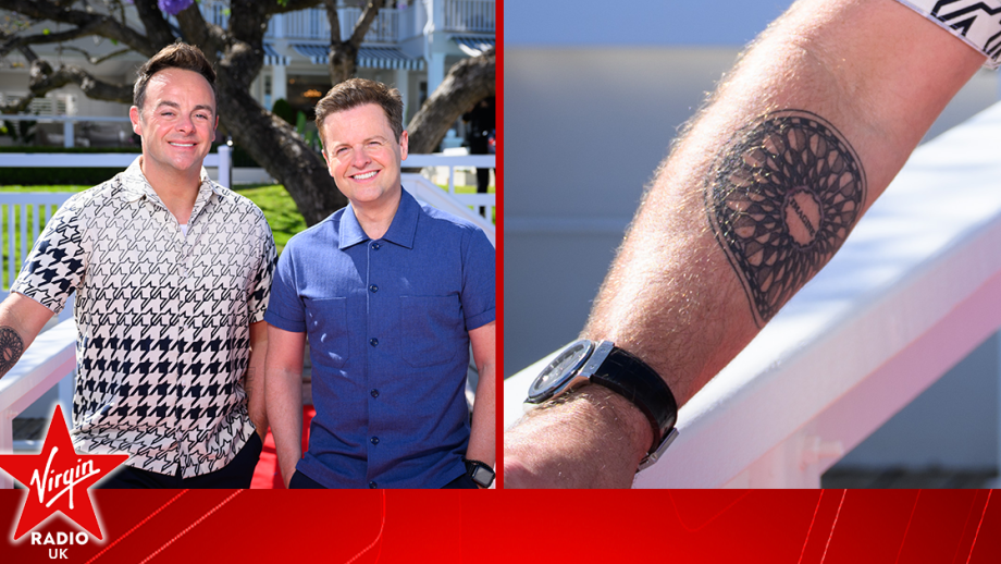 Ant McPartlin forearm tattoo visible at a public event