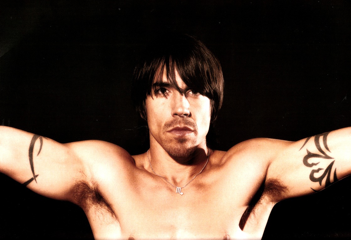 Anthony Kiedis tribal forearm tattoos and armband designs