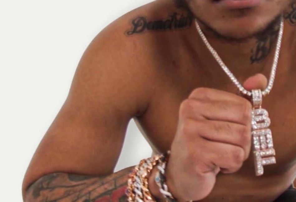 Lil Meech tattoos: Separate arm and side-ink crop for the smaller lettering and alias discussion