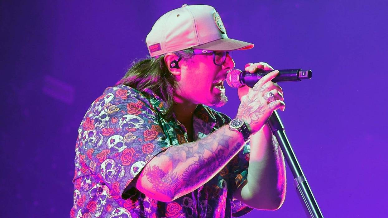 HARDY tattoos: HARDY tattooed forearm and hand at a live performance