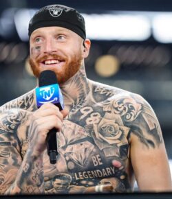 Maxx Crosby’s Tattoos: Raiders Ink, Family Portraits and Sports Legends