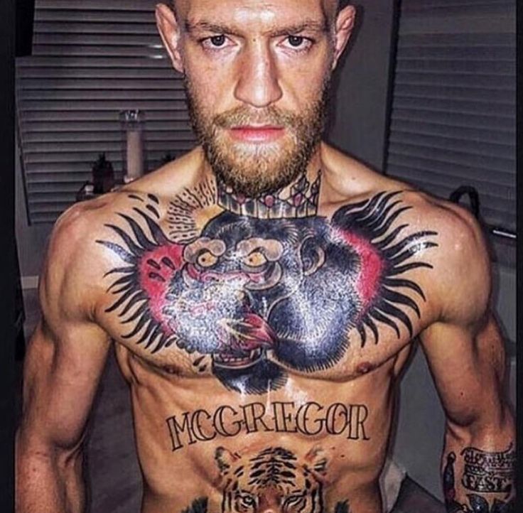 Conor McGregor torso tattoos