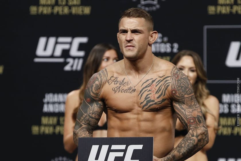 Dustin Poirier early tattoo collection