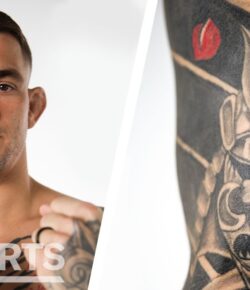 Dustin Poirier’s Tigers, Family Names and Louisiana Ink