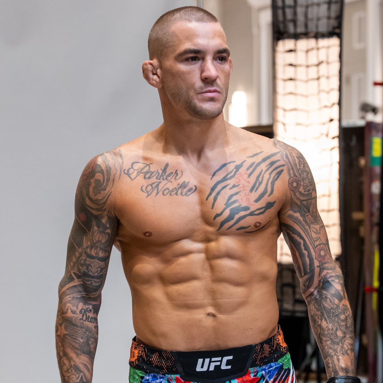 Dustin Poirier Louisiana inspired arm tattoos