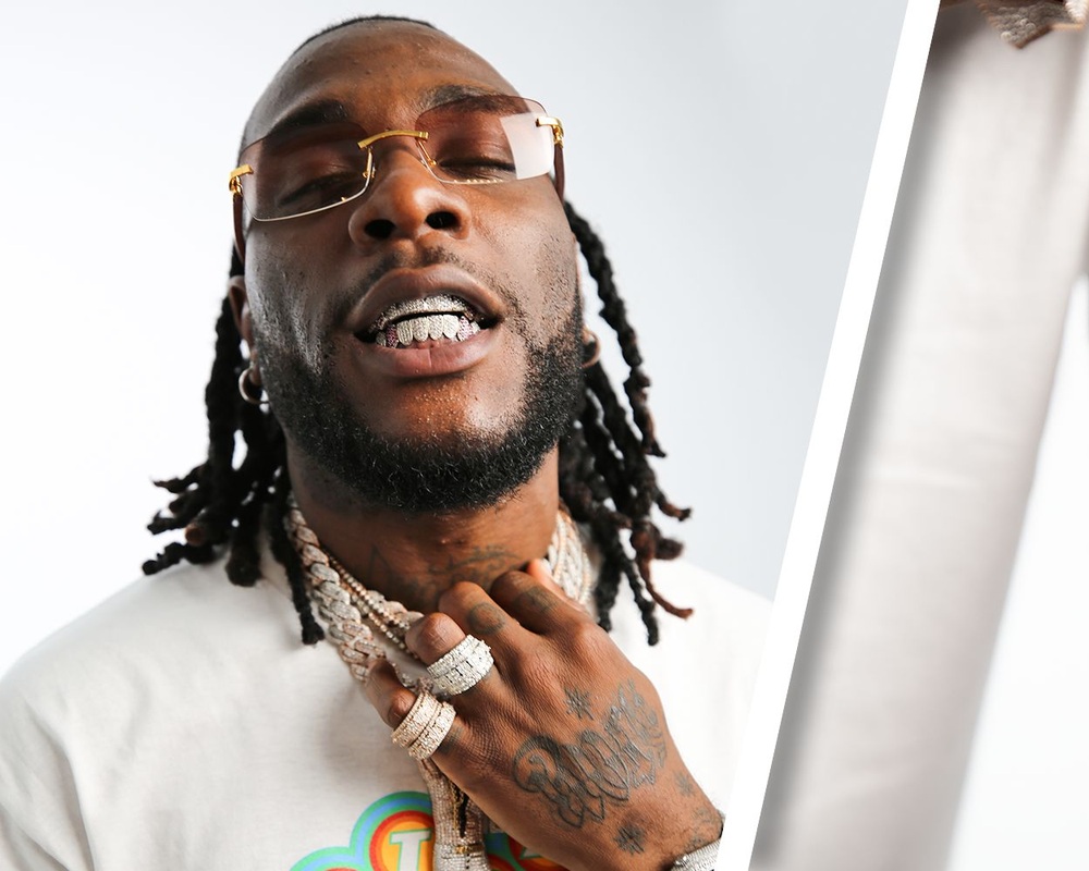 Burna Boy tattoos: Separate face and upper-body crop for the collection’s smaller symbols