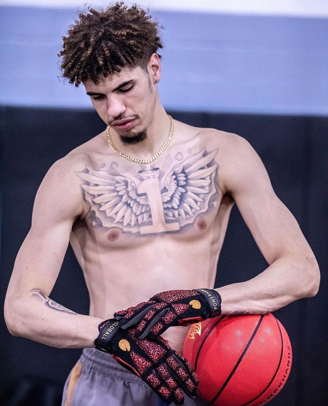 LaMelo Ball tattoo detail