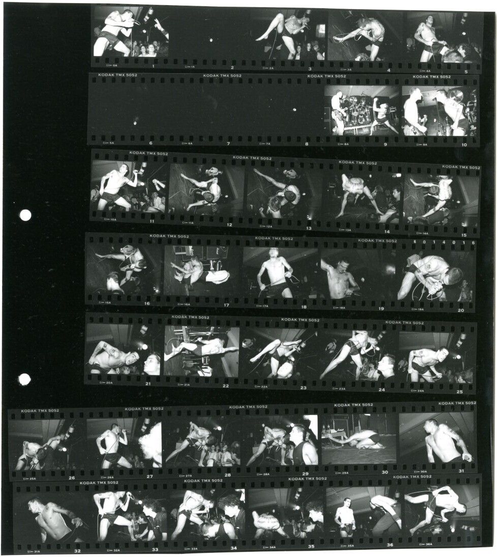 Henry Rollins 1987 session tattoos two