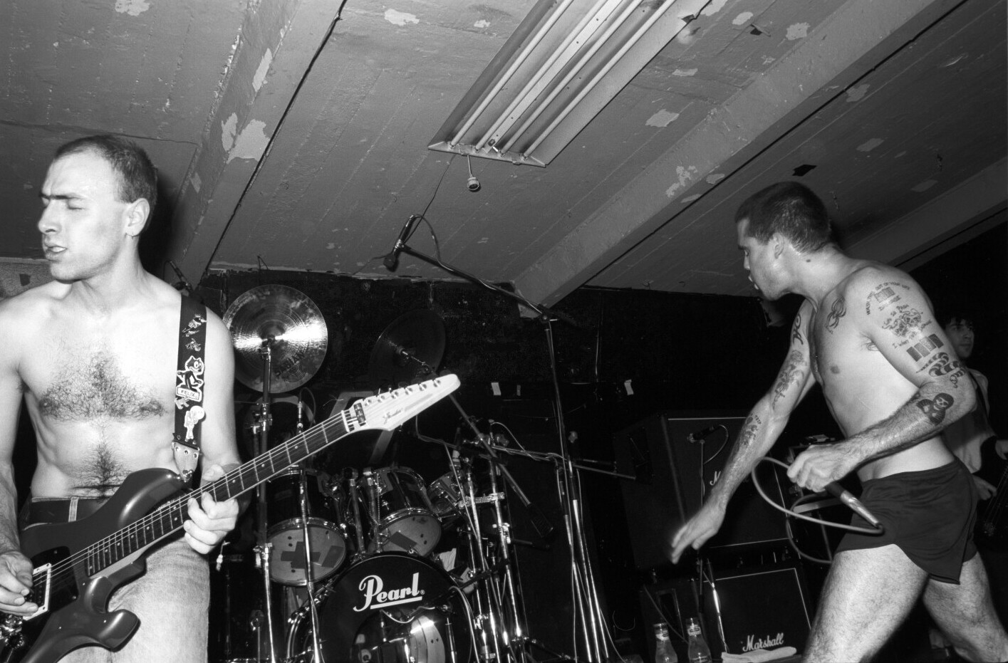 Henry Rollins 1987 session tattoos three