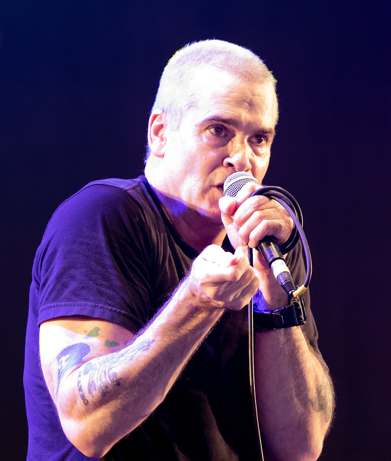 Henry Rollins Wacken arm tattoos