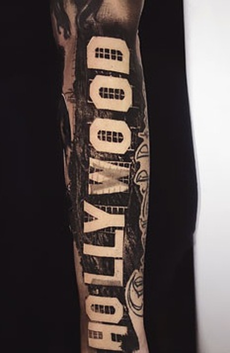 Amber Rose tattoos: hollywood tattoo