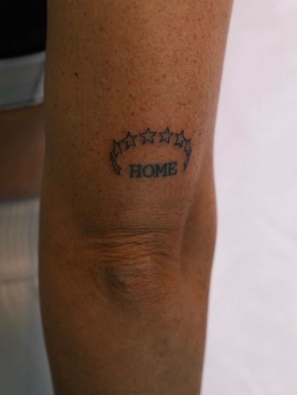 Georgia Stanway HOME stars forearm tattoo