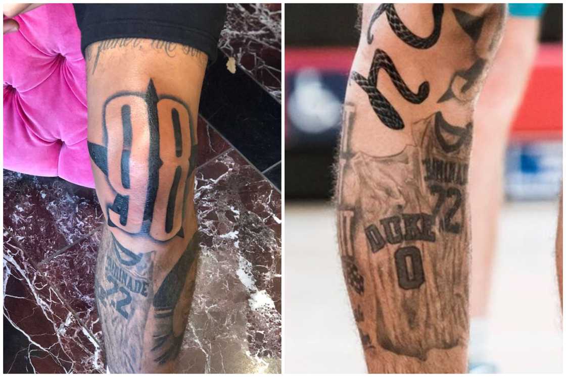 Jayson Tatum tattoo detail 2