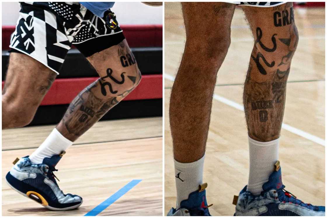 Jayson Tatum tattoo detail 5