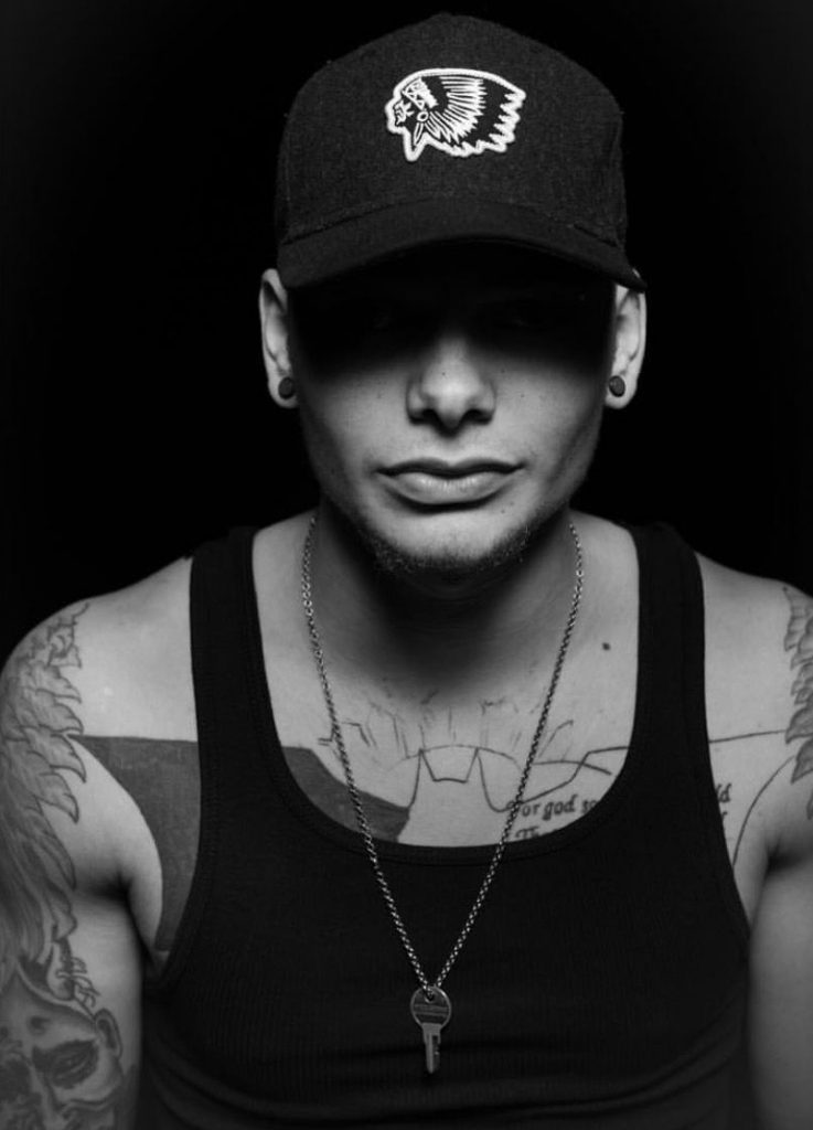 Kane Brown Batman hawk chest cover-up tattoo