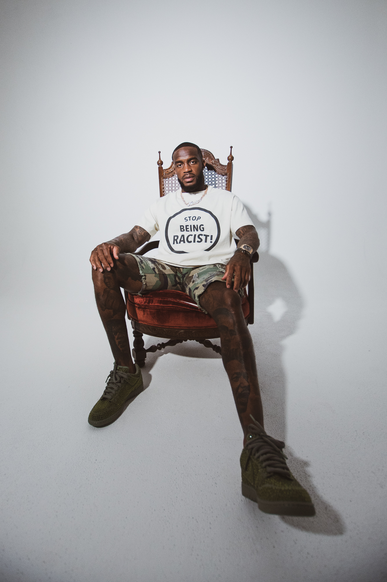 Kareem Jackson tattoo detail