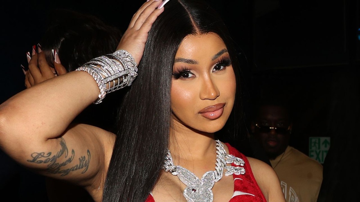 Cardi B tattoos: Cardi B Kulture bicep tattoo