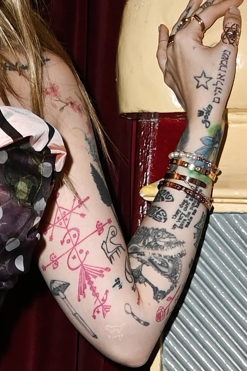 Paris Jackson arm tattoo collection