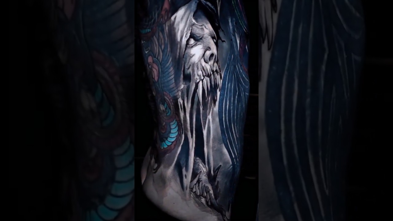 Ronnie Radke new chest and back tattoos