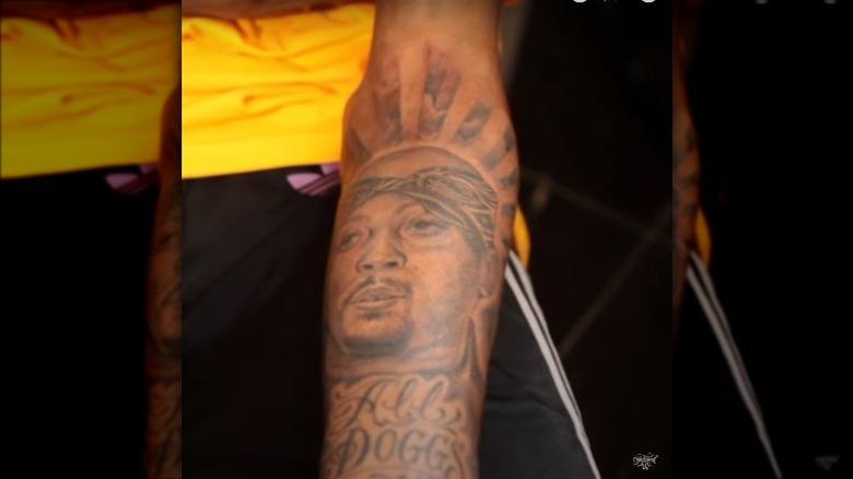 Snoop Dogg Nate Dogg memorial tattoo
