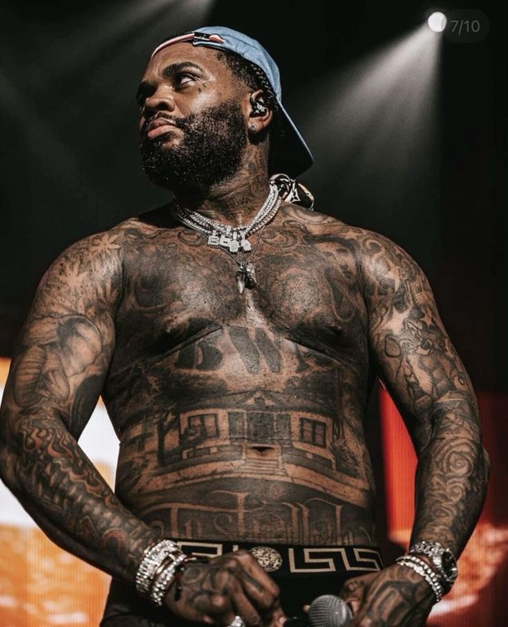 Kevin Gates full tattooed torso
