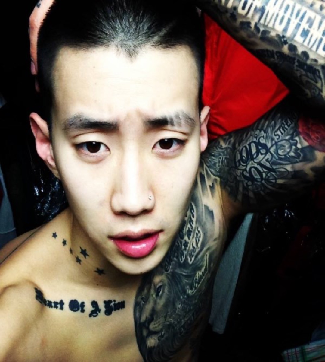 Jay Park tattoos: full upper-body tattoo timeline and lion placement