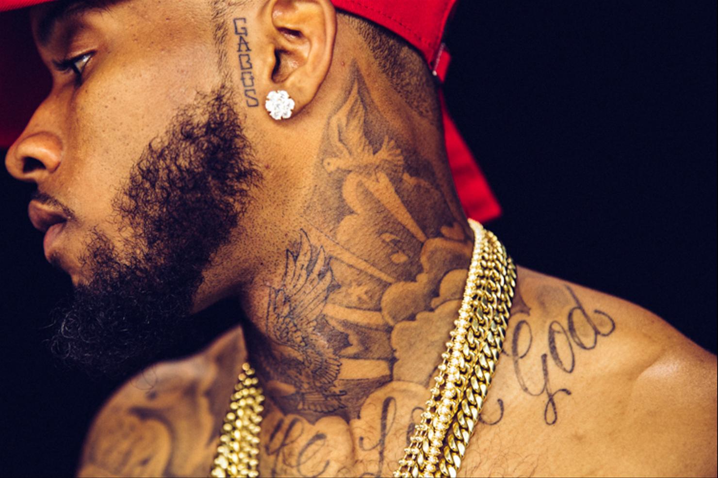Tory Lanez 1992 chest tattoo