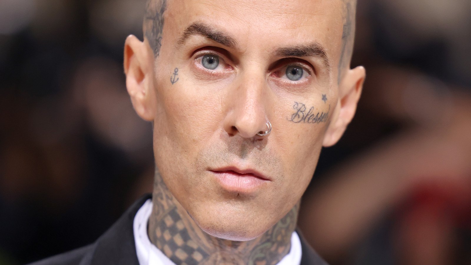 Travis Barker tattooed portrait