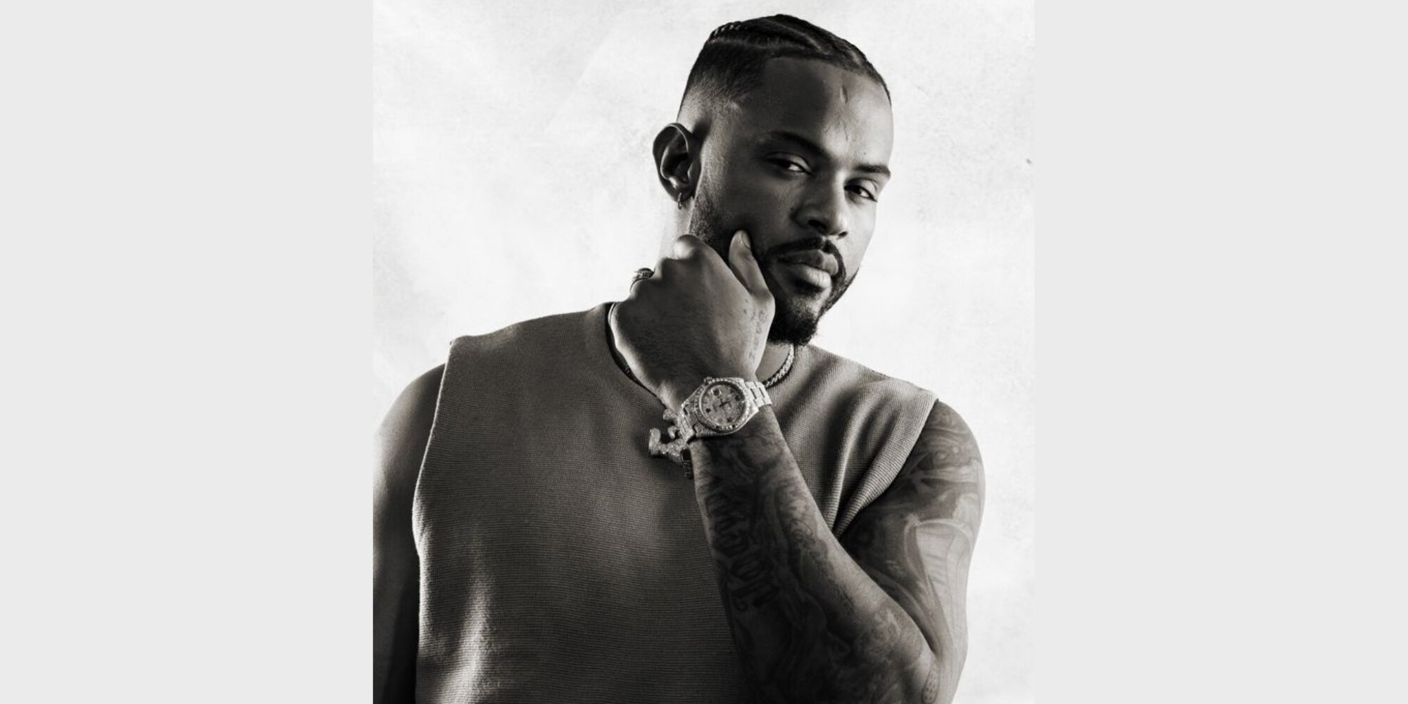 Trevor Jackson sleeve tattoos