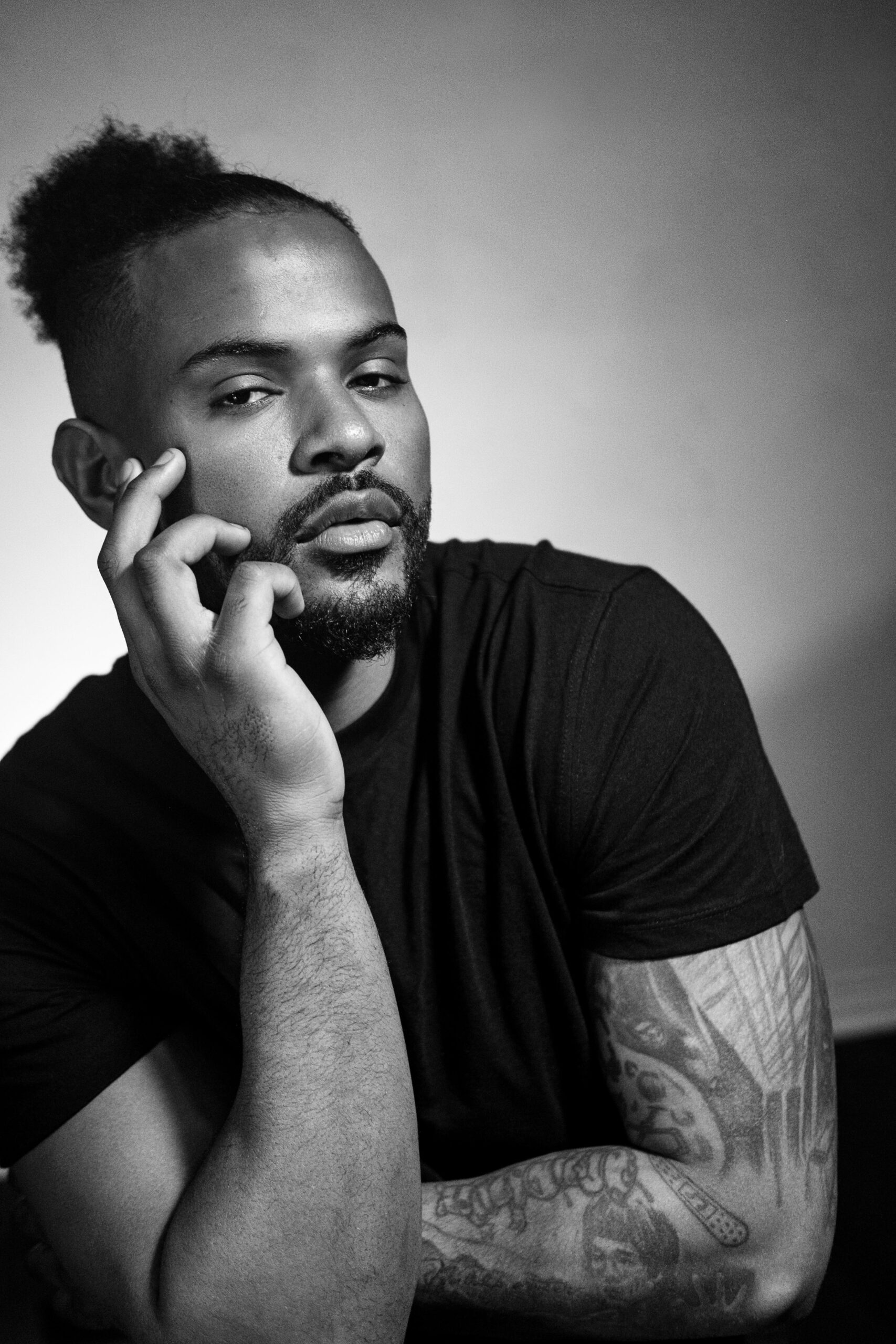 Trevor Jackson forearm tattoos