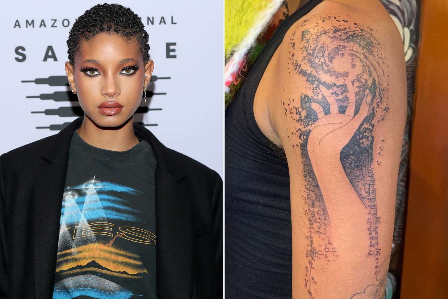 Willow Smith arm tattoo composite